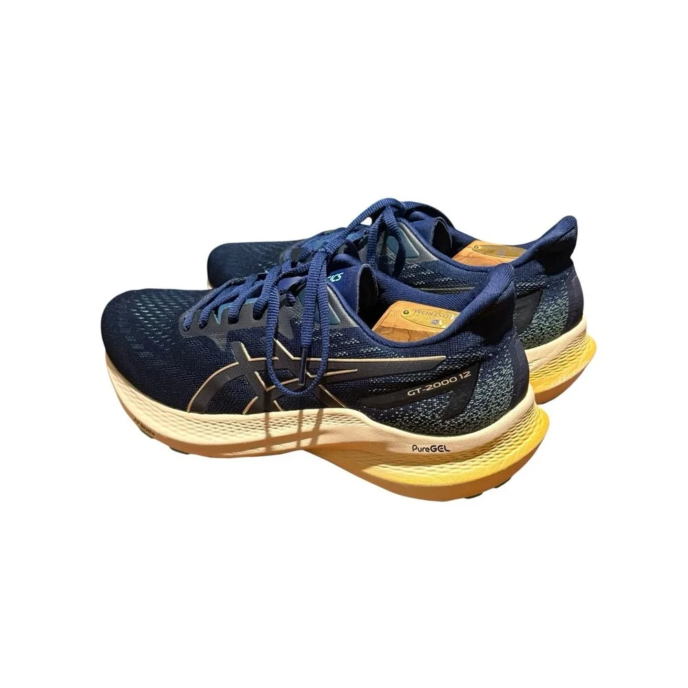 ASICS GT-2000 12 Blue Expanse Champagne Women's Size 11 Running Athletic